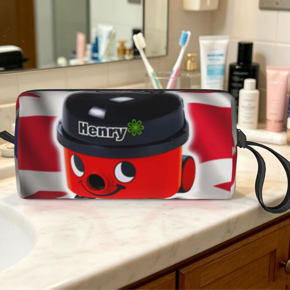 Beauty Makeup Uk - Kosmetyczka Henry Hoover z flagą Wielkiej
