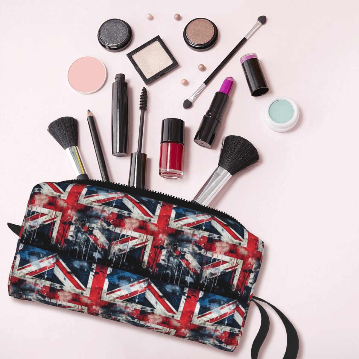 Kosmetyczka z teksturą farby z – Beauty Makeup Uk recenzja i cena