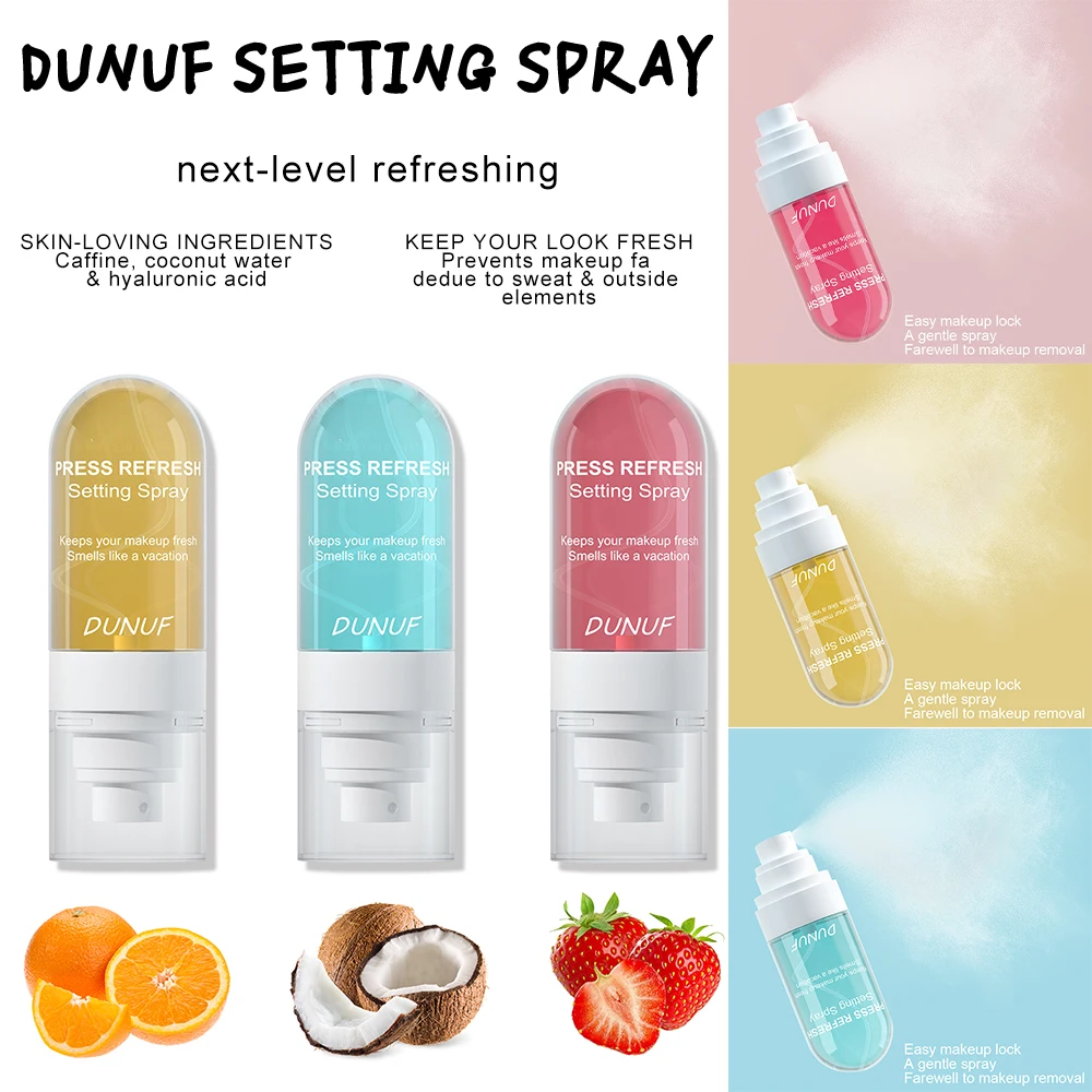 DUNUF 1 szt. Nawilżający spray – Setting Spray recenzja i cena