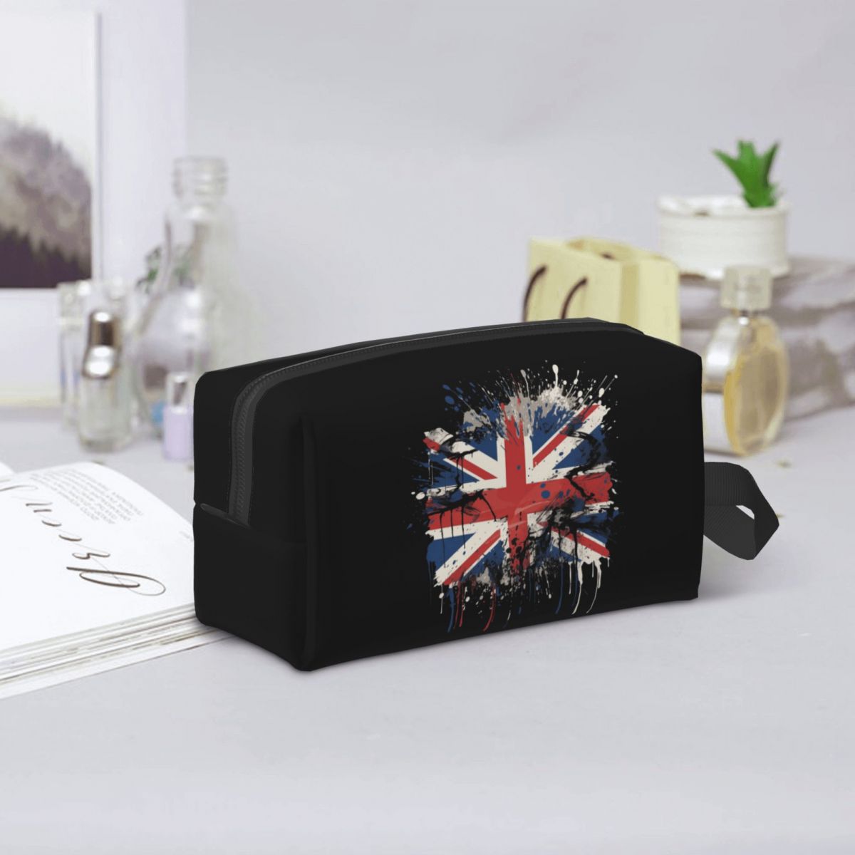 Kosmetyczka z motywem flagi Un – Beauty Makeup Uk recenzja i cena